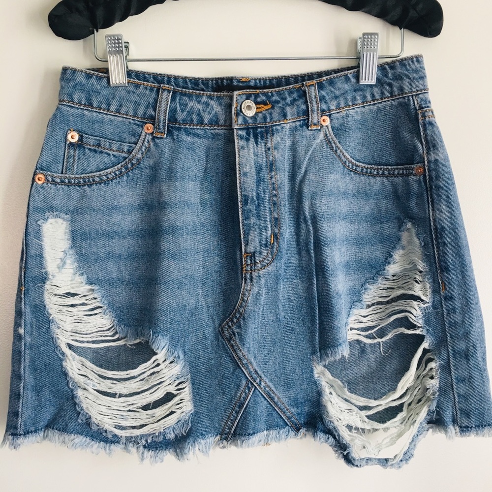 Naked Wardrobe Denim Skirt